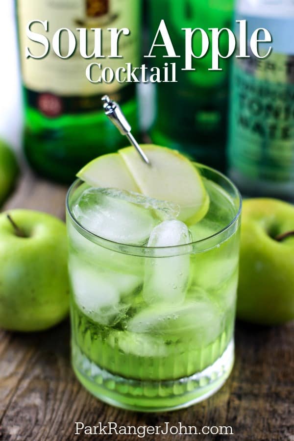 Irish Sour Apple Cocktail Recipe | Park John