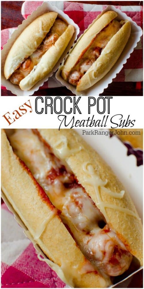 Slow Cooker Crockpot Meatball Sub Recipe | Park Ranger John