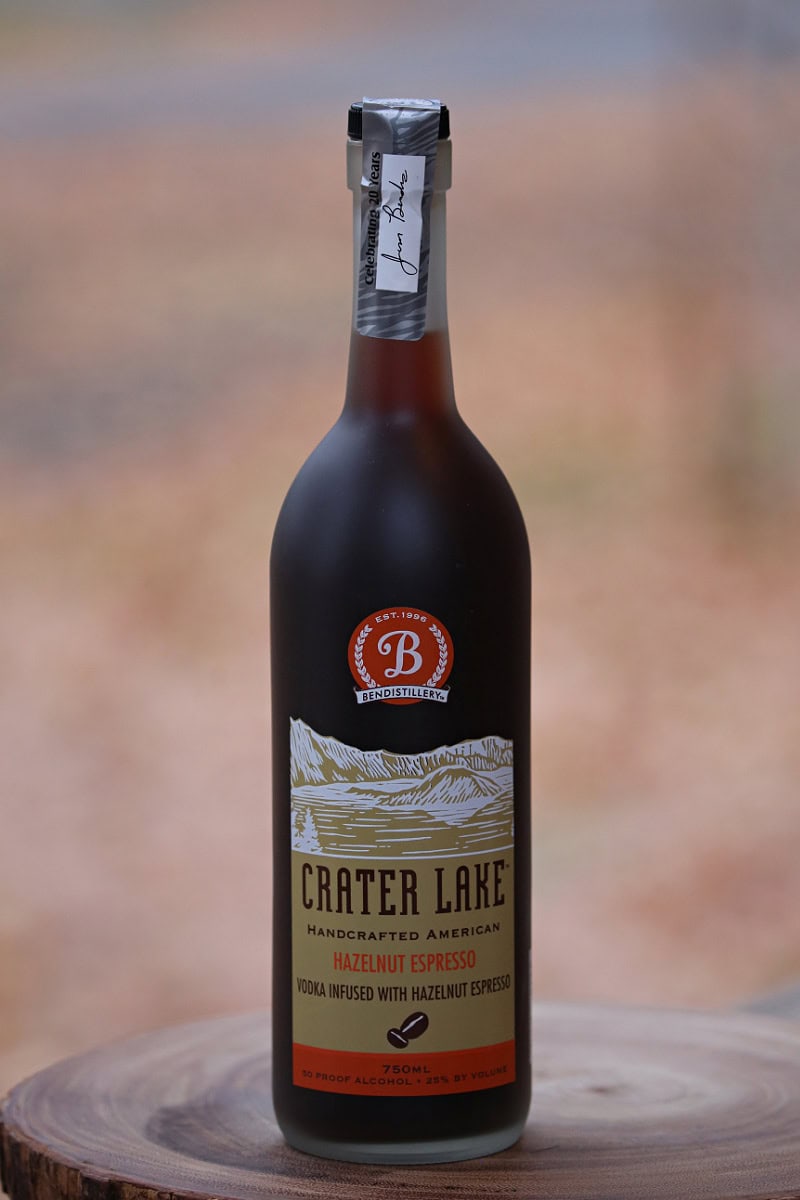 Crater Lake Hazelnut Espresso Vodka