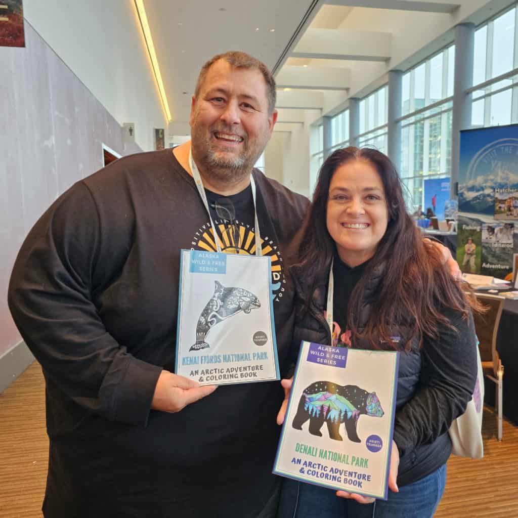 ParkRangerJohn with Kristi Trimmer, author of several National Park Coloring Books