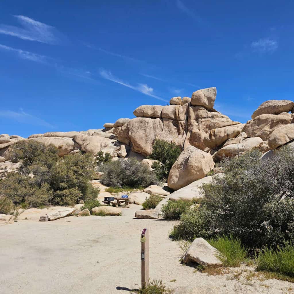 Campsite 15 Hidden Valley Campground Joshua Tree National Park