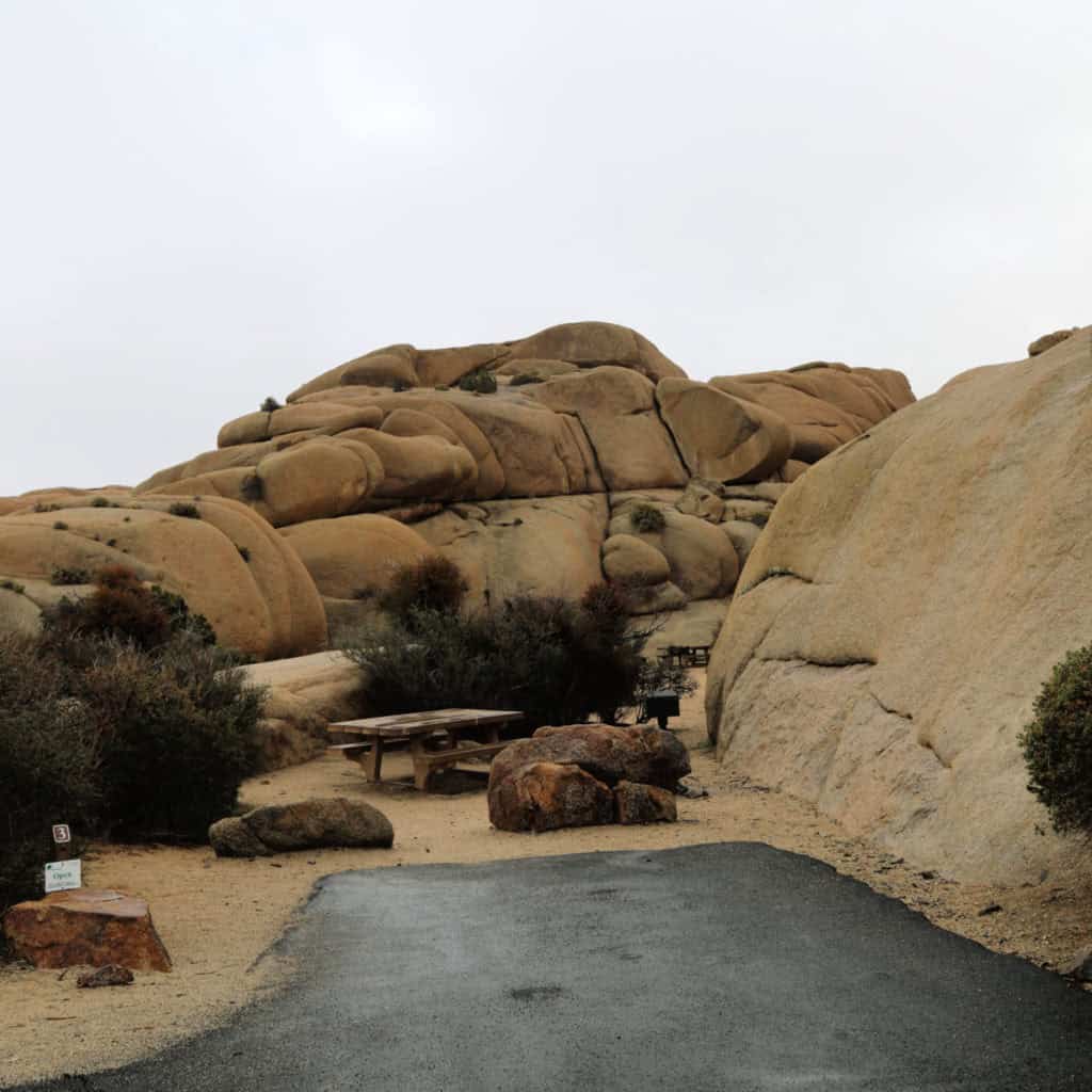 Campsite 3 Jumbo Rocks Campground Joshua Tree National Park