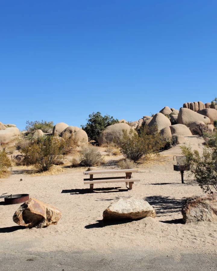 Campsite 84 Jumbo Rocks Campground Joshua Tree National Park