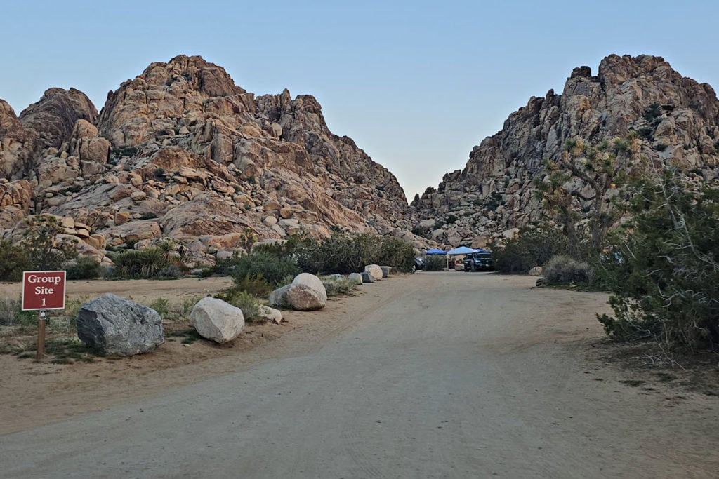 Group Site 1 Sheep Pass Campground Joshua Tree National Park