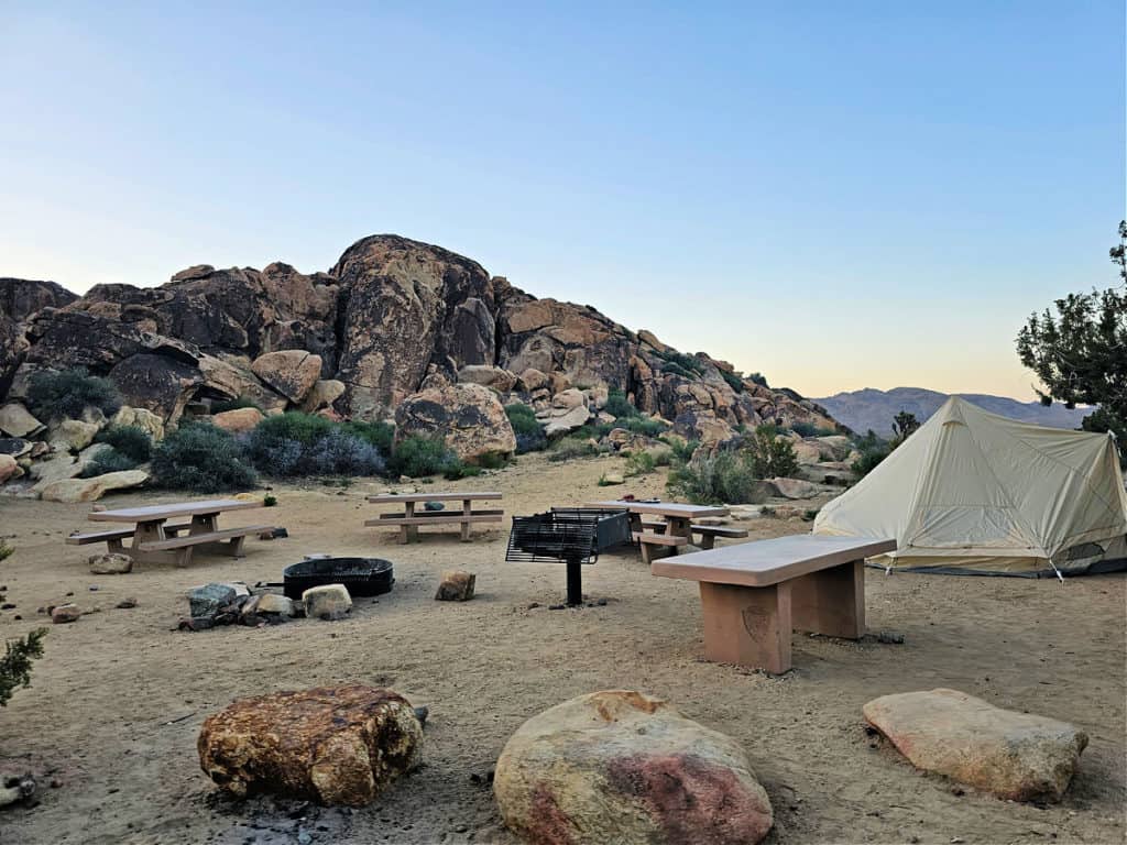 Group Site 4 Sheep Pass Campground Joshua Tree National Park