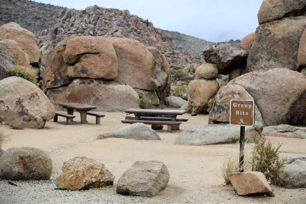 Group Site 6 Sheep Pass Campground Joshua Tree National Park