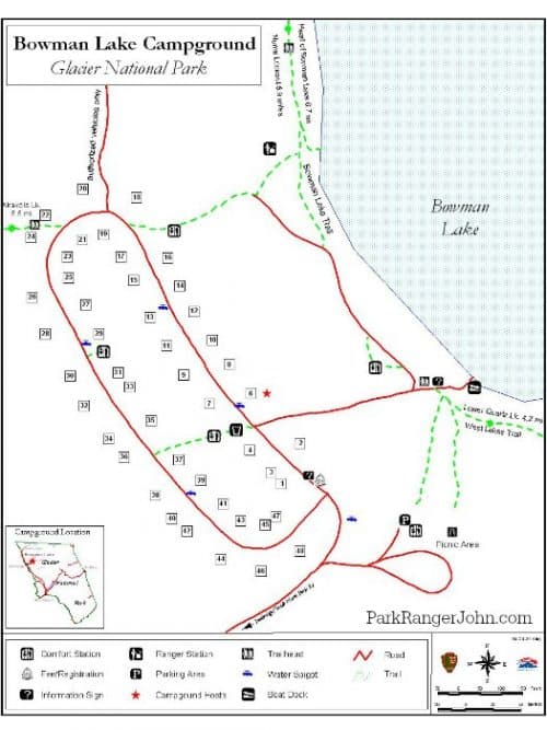 Bowman Lake Campground - Glacier National Park | Park Ranger John