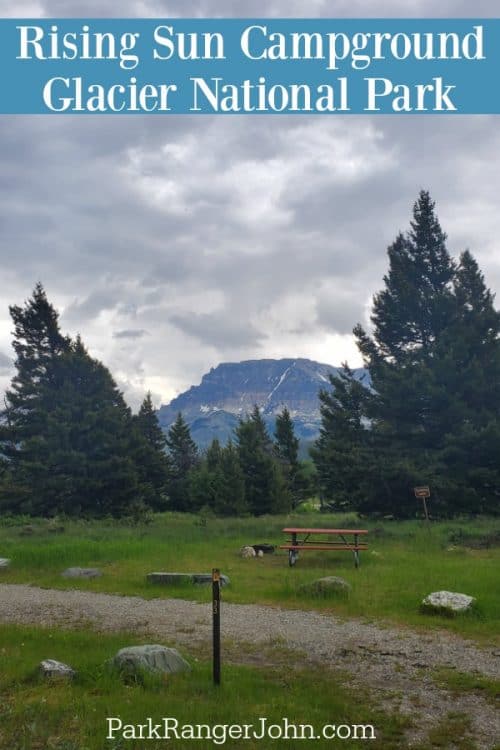 Sun-Kissed Serenity: Rising Sun Campground, Glacier National Park