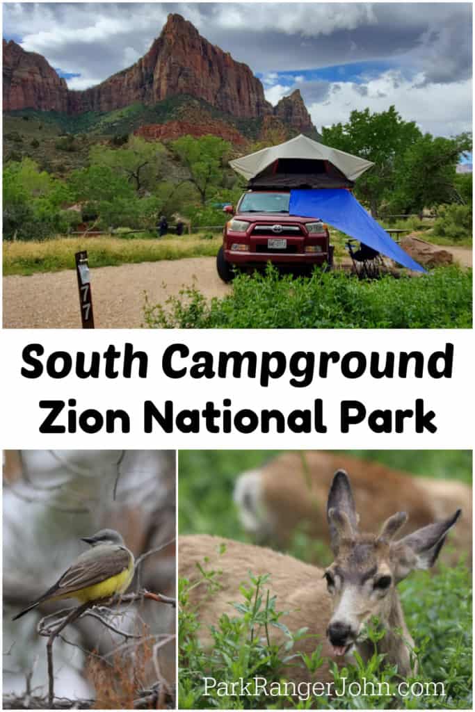 Zion National Park South Campground Utah