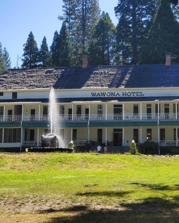 The Wawona Hotel in Yosemite National Park in California