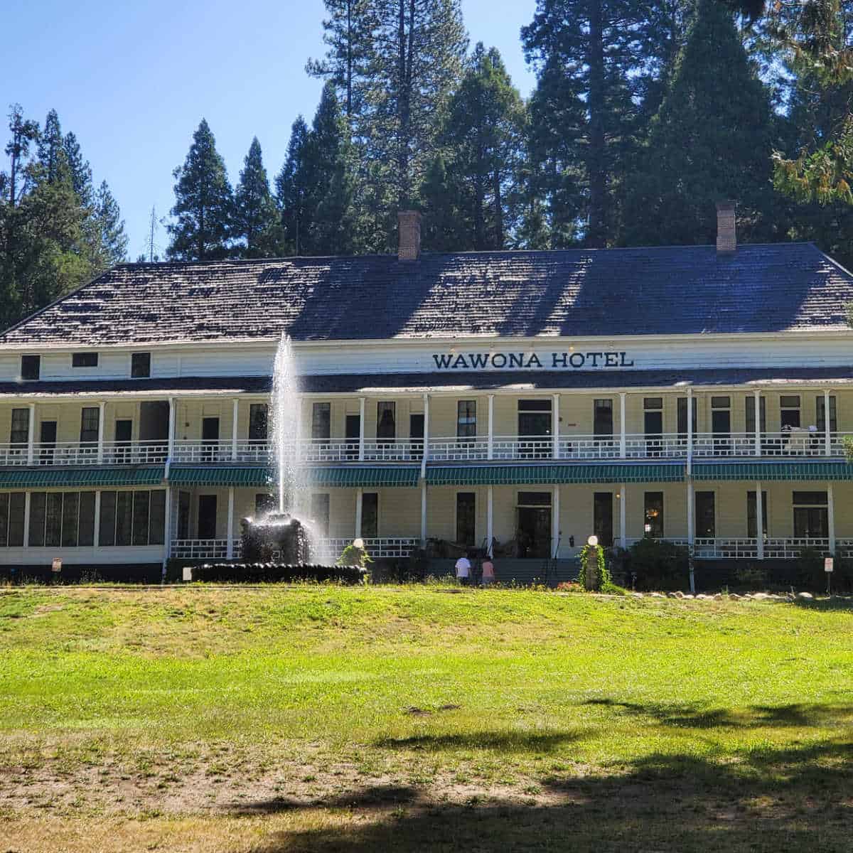 The Wawona Hotel in Yosemite National Park in California