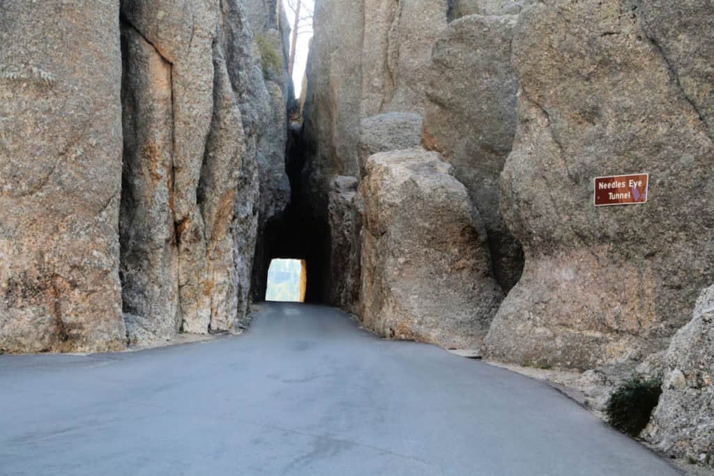 Needles Eye Tunnel on the Needles Highway