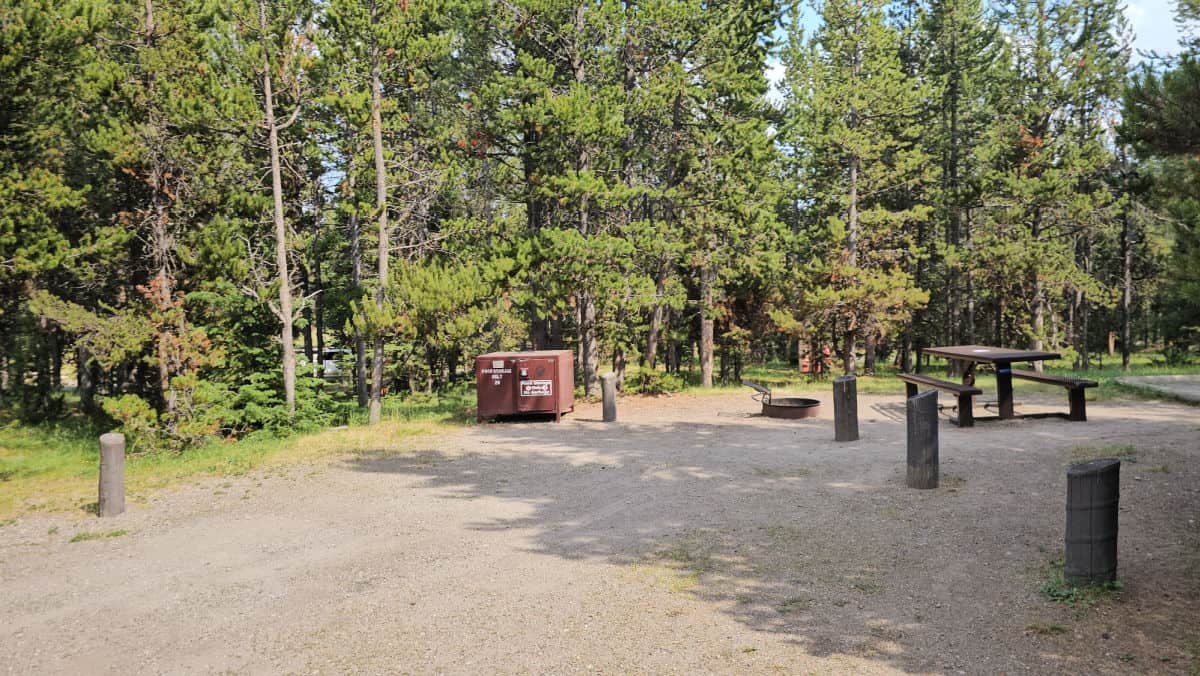 Campsite 28 Indian Creek Campground Yellowstone National Park