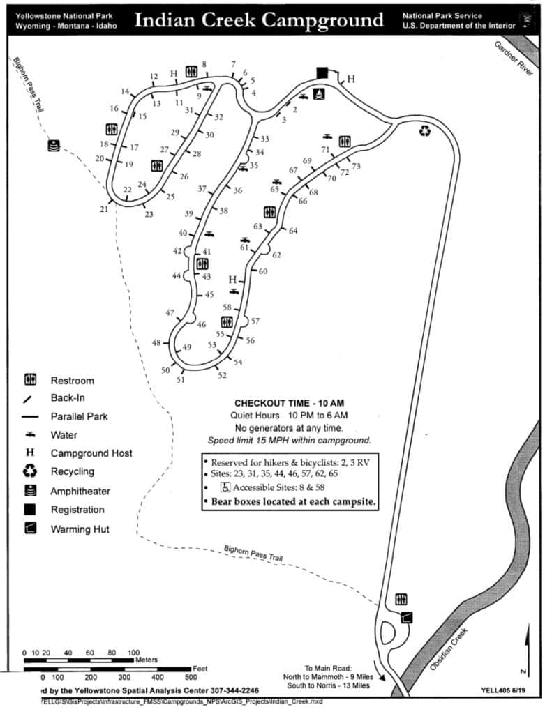 Indian Creek Campground - Yellowstone National Park | Park Ranger John