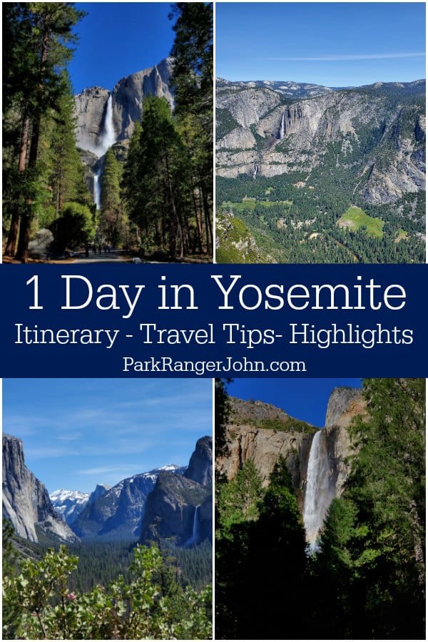 Epic one day in Yosemite National Park route Simple