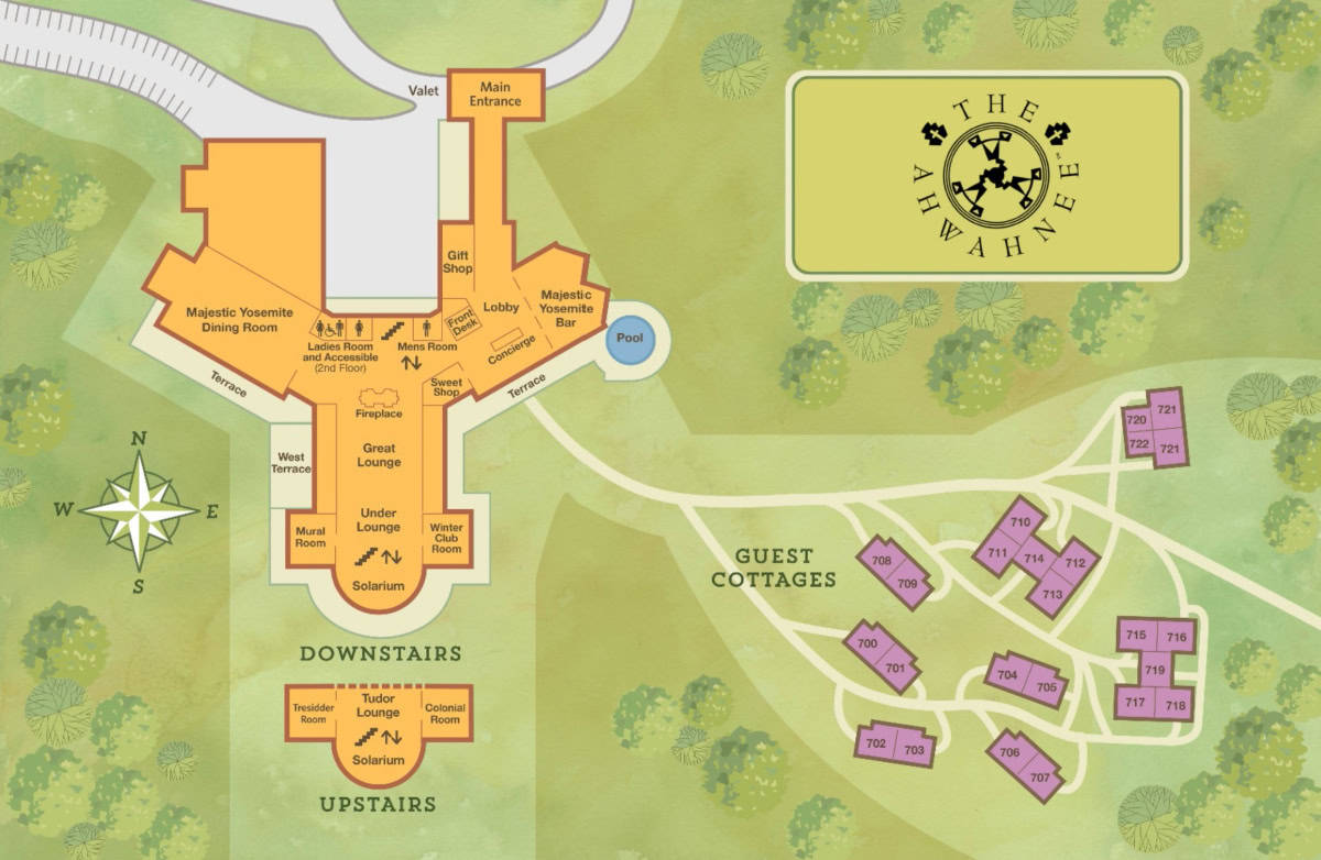 The Ahwahnee Map