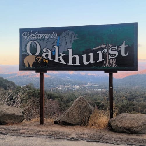 Oakhurst, California the Southern Entrance to Yosemite Park Ranger John