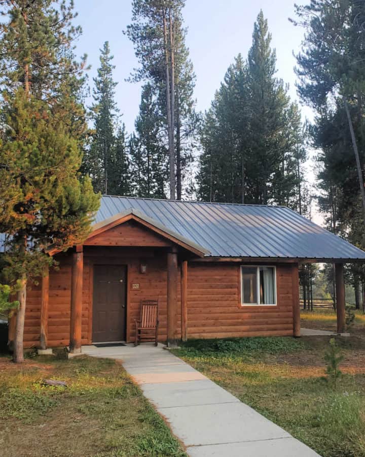 Headwaters Lodge Cabin at Grand Teton National Park