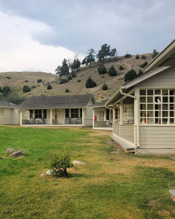 Mammoth Hot Springs Cabins at Yellowstone National Park