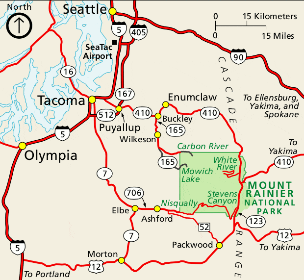 Where Is Mount Rainier National Park 