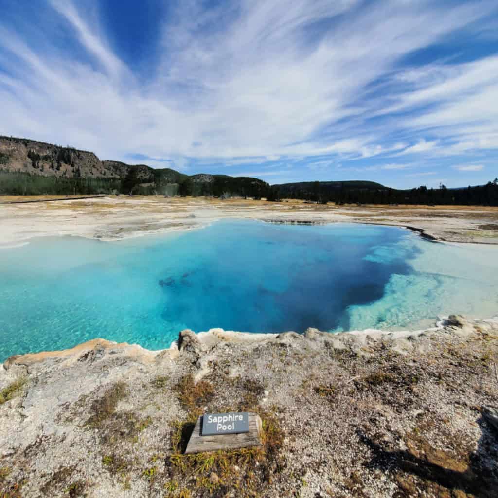 Sapphire Pool Biscuit Basin Yellowstone National Park