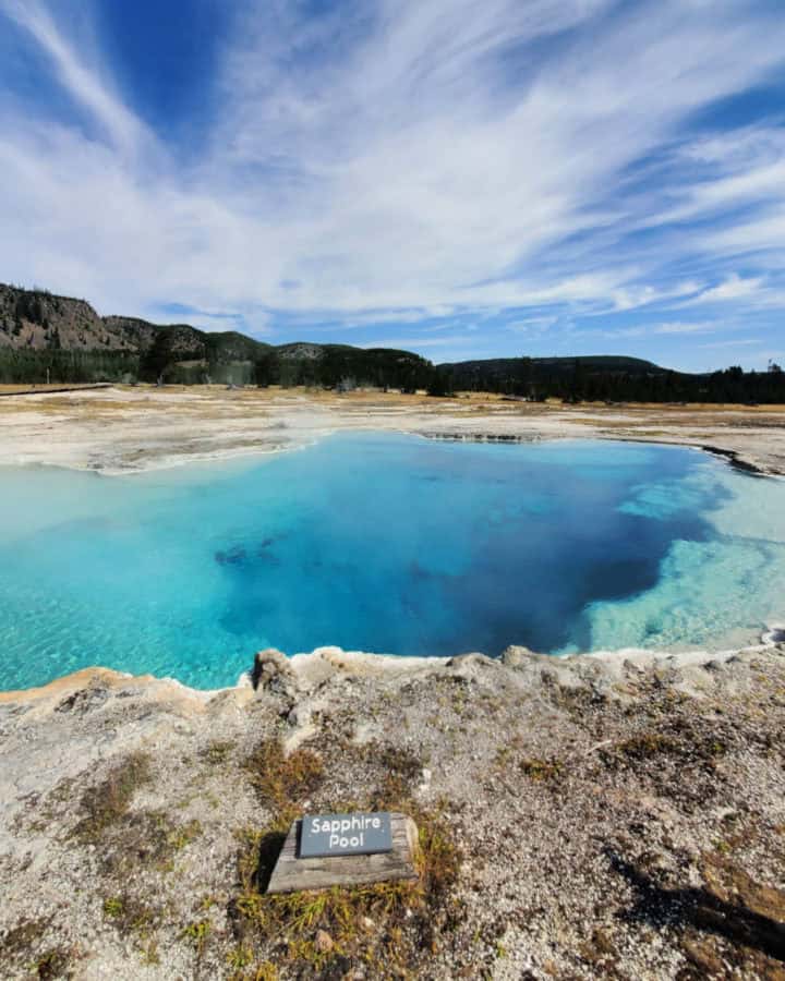 Sapphire Pool Biscuit Basin Yellowstone National Park