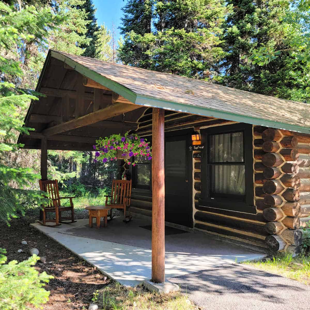 Jenny Lake Cabin at Jenny Lake in Grand Teton National Park