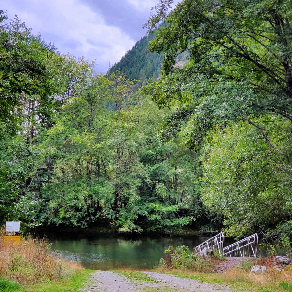 Boat Launch at Gorge Lake Campground North Cascades National Park