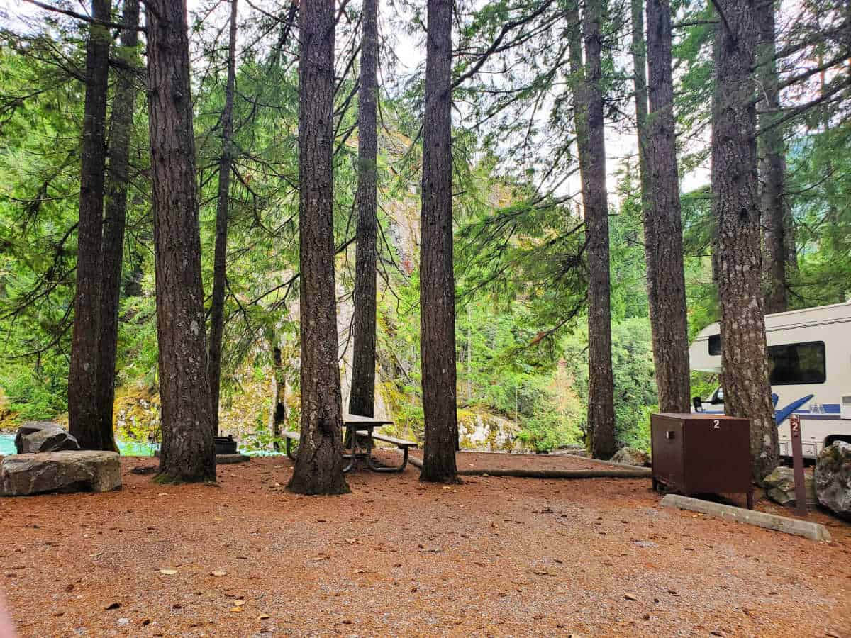 Campsite 2 Gorge Lake Campground North Cascades National Park