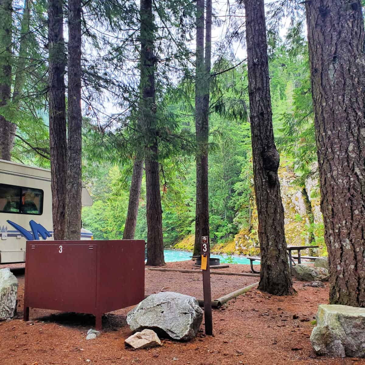 Campsite 3 Gorge Lake Campground North Cascades National Park