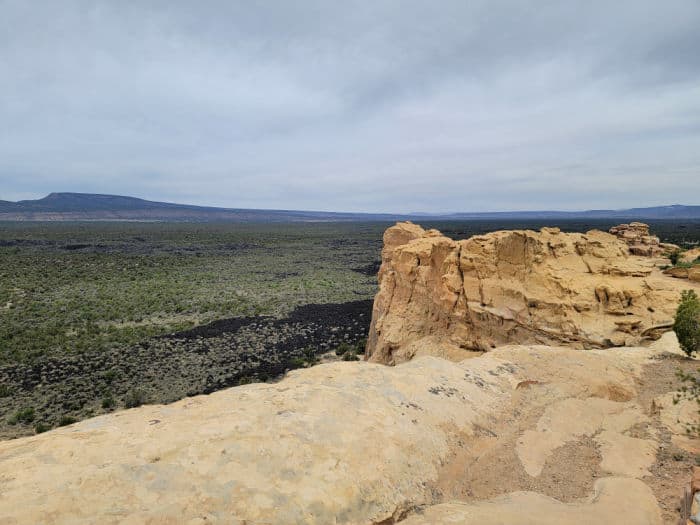 El Malpais National Monument Park Ranger John   El Malpais National Monument Sandstonr Bluff 1 