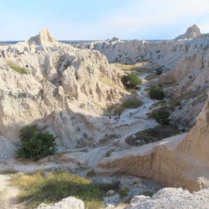 Spectacular views from the Notch Trail in Badlands National Park