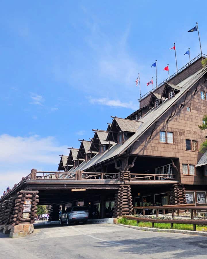 Old Faithful Inn at Yellowstone National Park