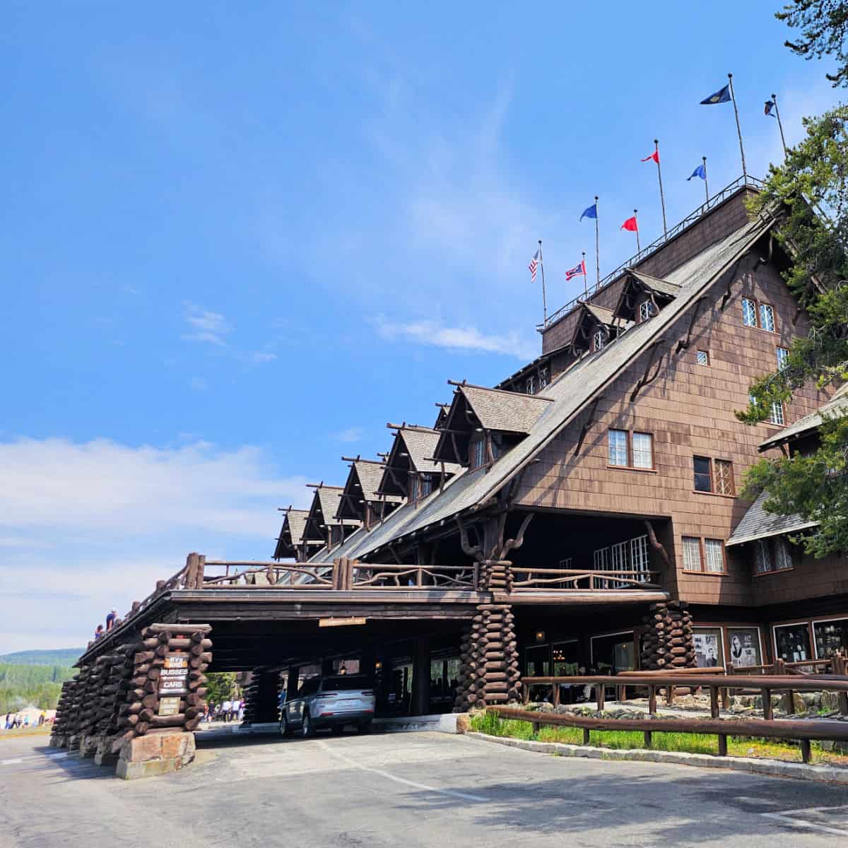 Old Faithful Inn at Yellowstone National Park