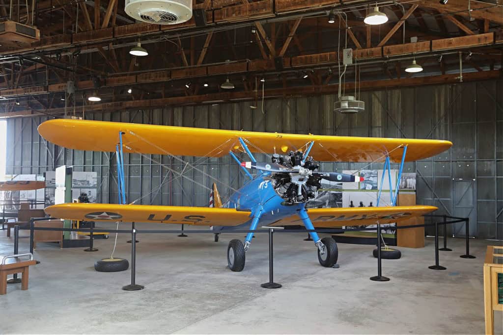 PT-17 aircraft at Tuskegee Airmen National Historic Site