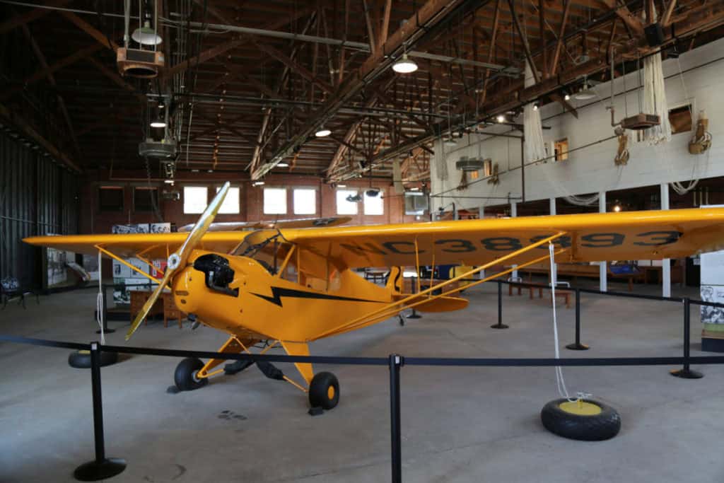 Piper J-3L aircraft at Tuskegee Airmen National Historic Site