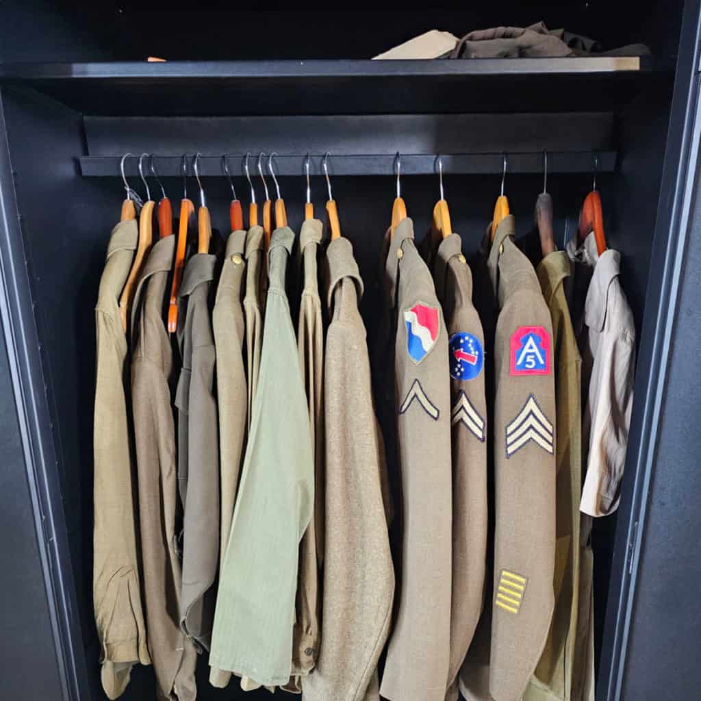 uniforms at Tuskegee Airmen National Historic Site