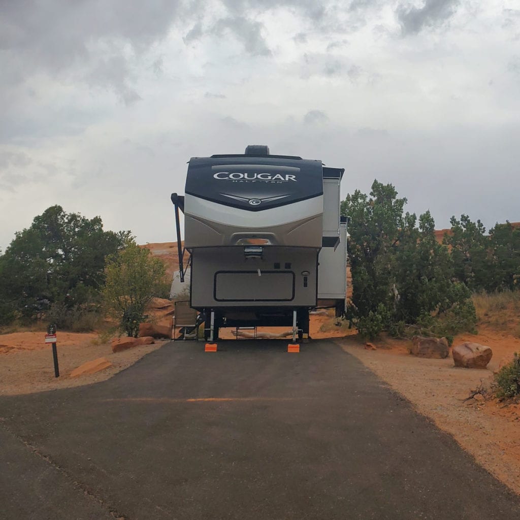 Campsite 2 Devils Garden Campground Arches National Park