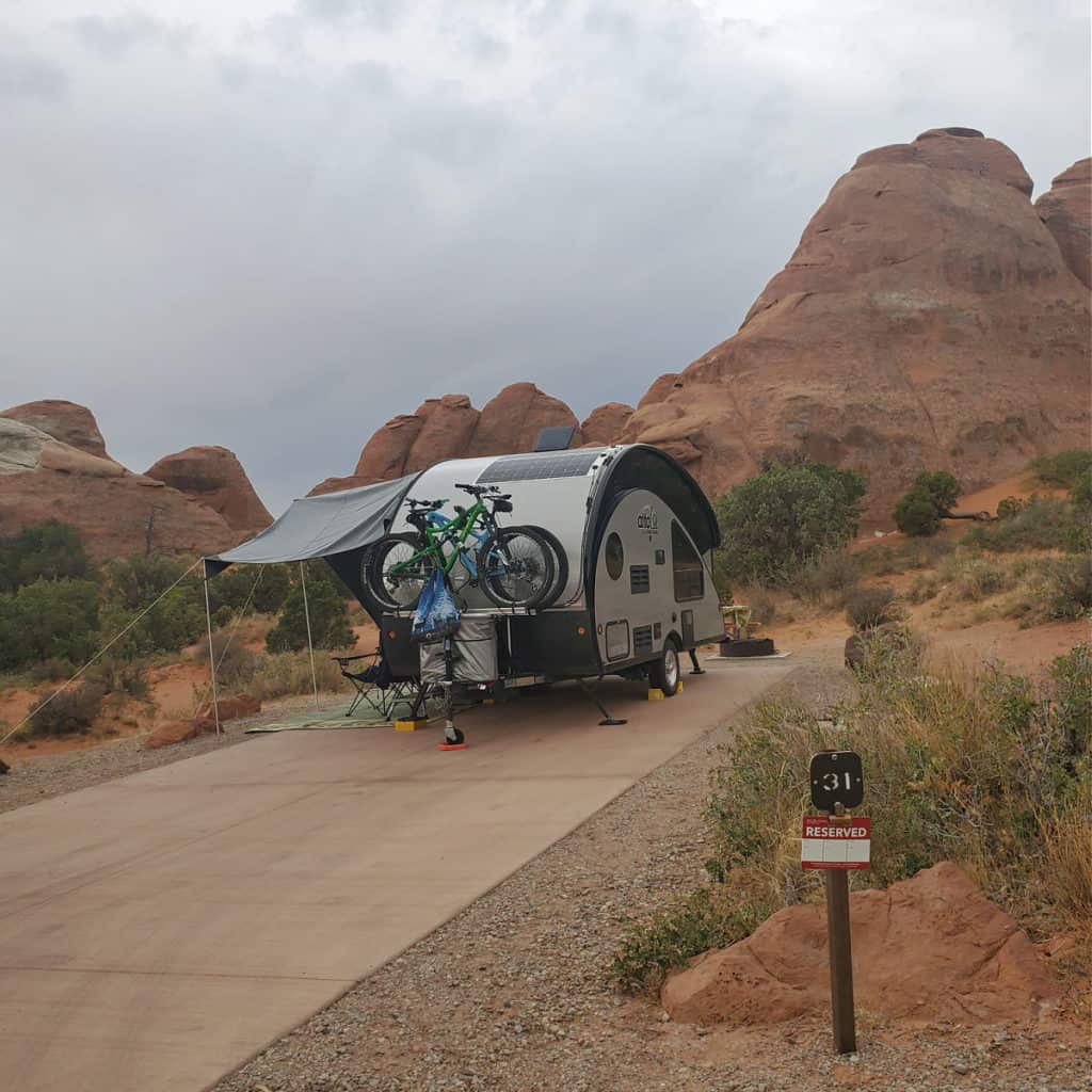 Campsite 31 Devils Garden Campground Arches National Park