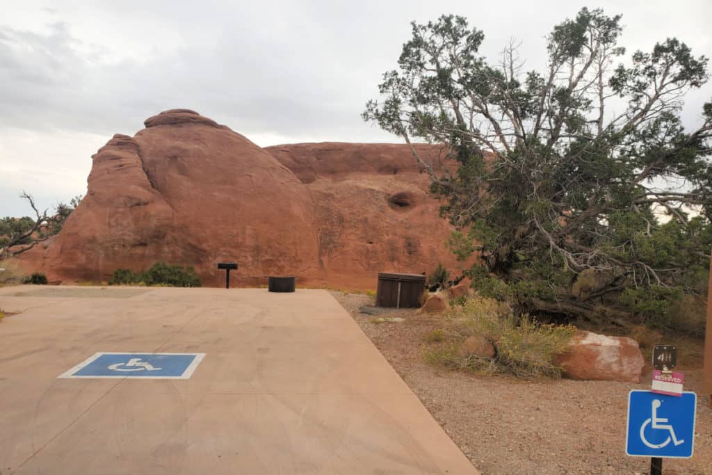 campsite 4H Devils Garden Trailhead Arches National Park