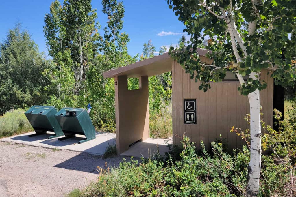 Restroom at Lower Lehman Creek Campground Great Basin