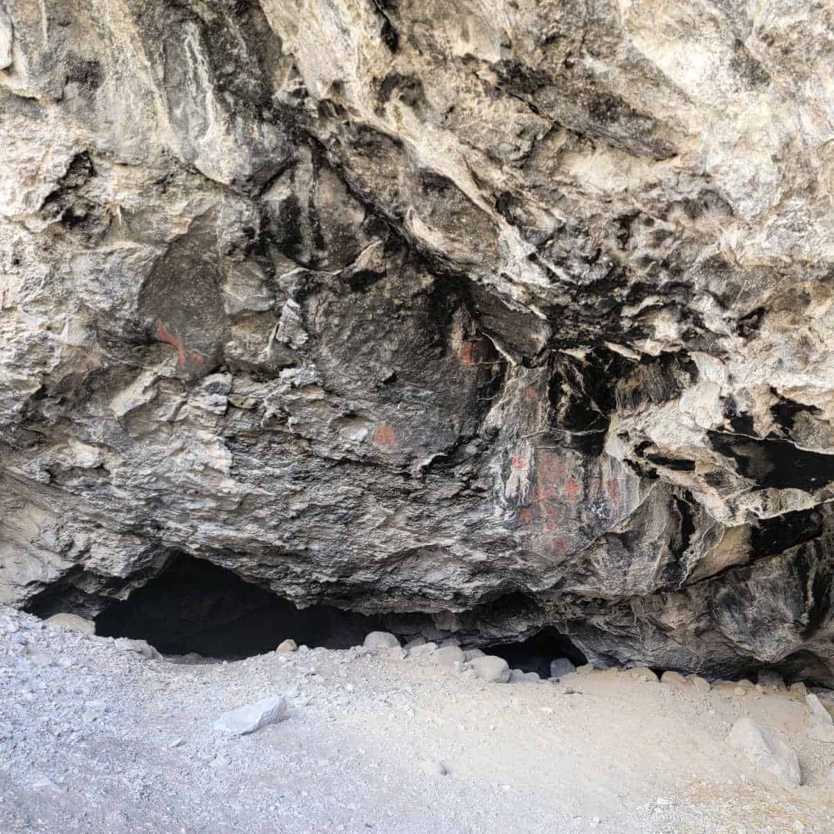 Pictographs in Great Basin National Park