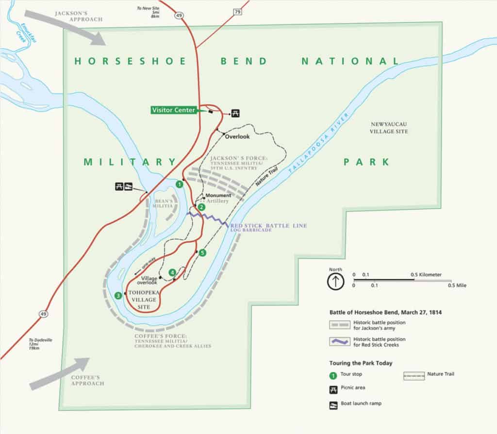 Horseshoe Bend National Military Park - Alabama | Park Ranger John