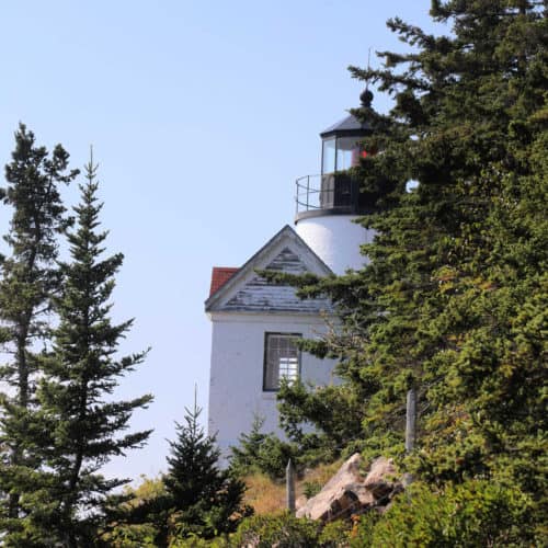 Bass Harbor Head Lighthouse at Acadia National Park in Maine