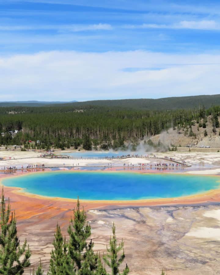 Grand Prismatic Spring Midway Geyser Basin Yellowstone National Park