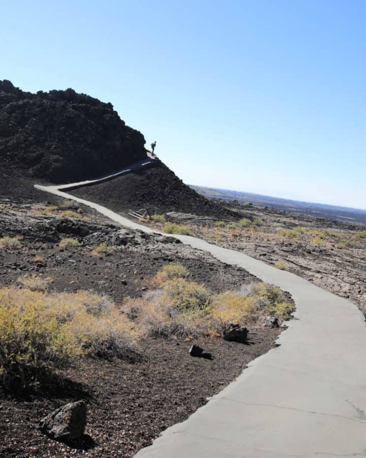 Spatter Cones Trail at Craters of the Moon National Monument and Preserve