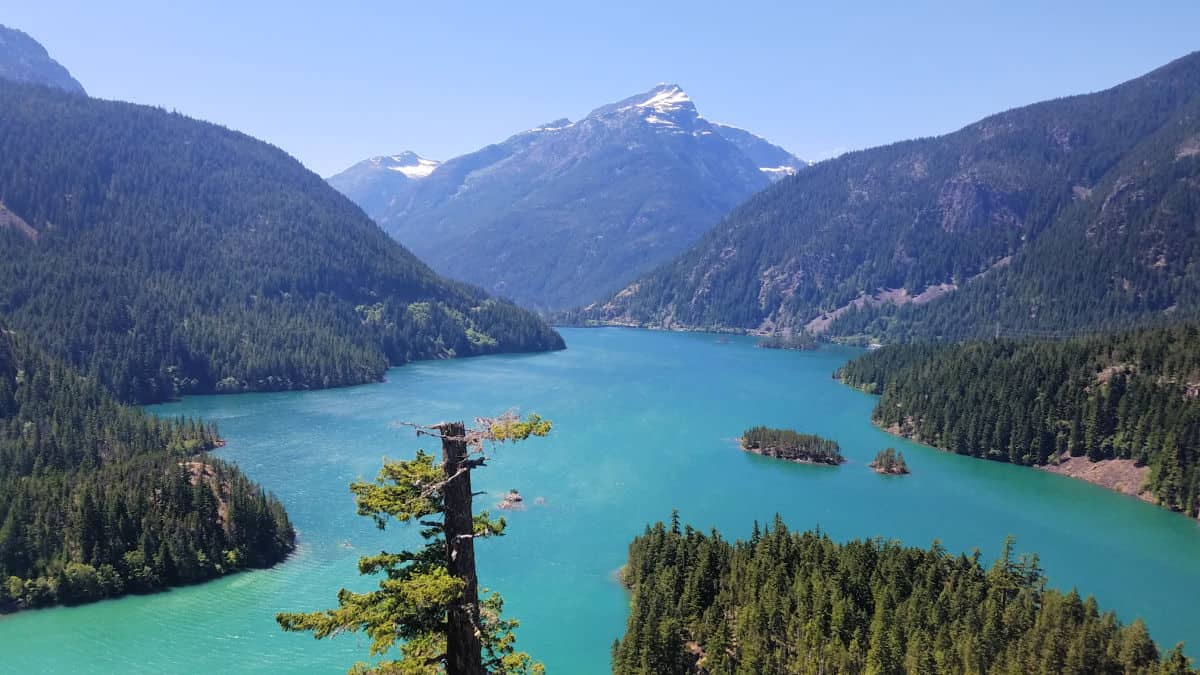 Diablo Lake Overlook at North Cascades National Park