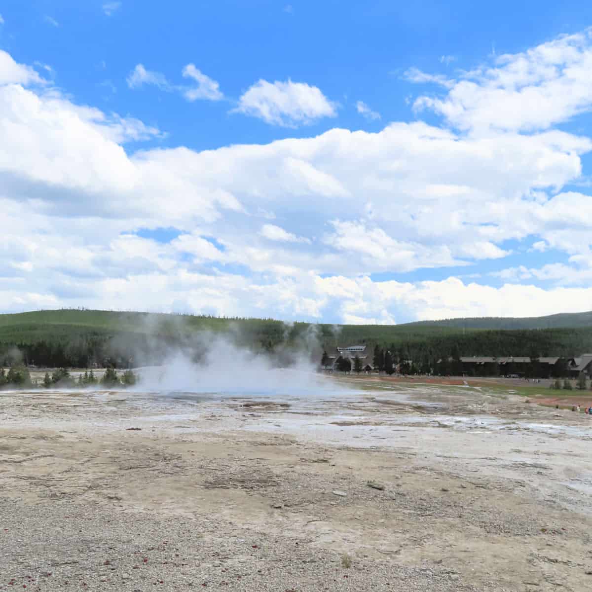 Giantess Geyser Geyser Hill in the Upper Geyser Basin Yellowstone National Par