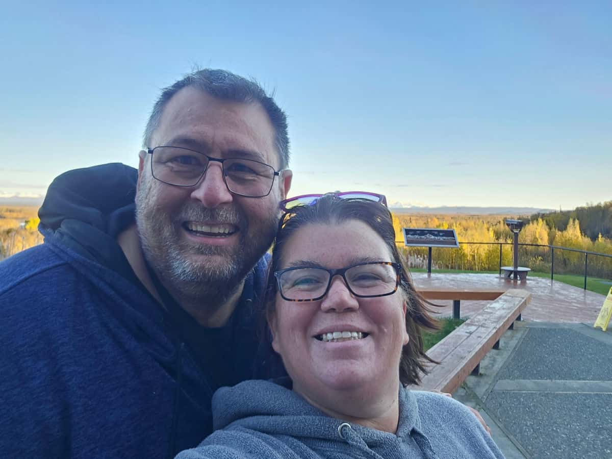 John and Tammilee at the Talkeetna Alaskan Lodge