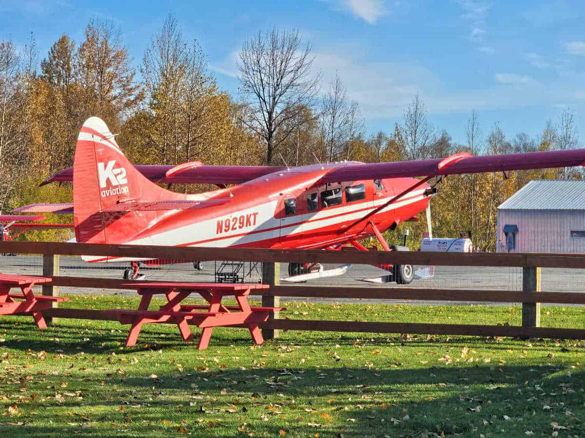 Airplane used by K2 Avation Services in Talkeetna Alaska including Denali Tours